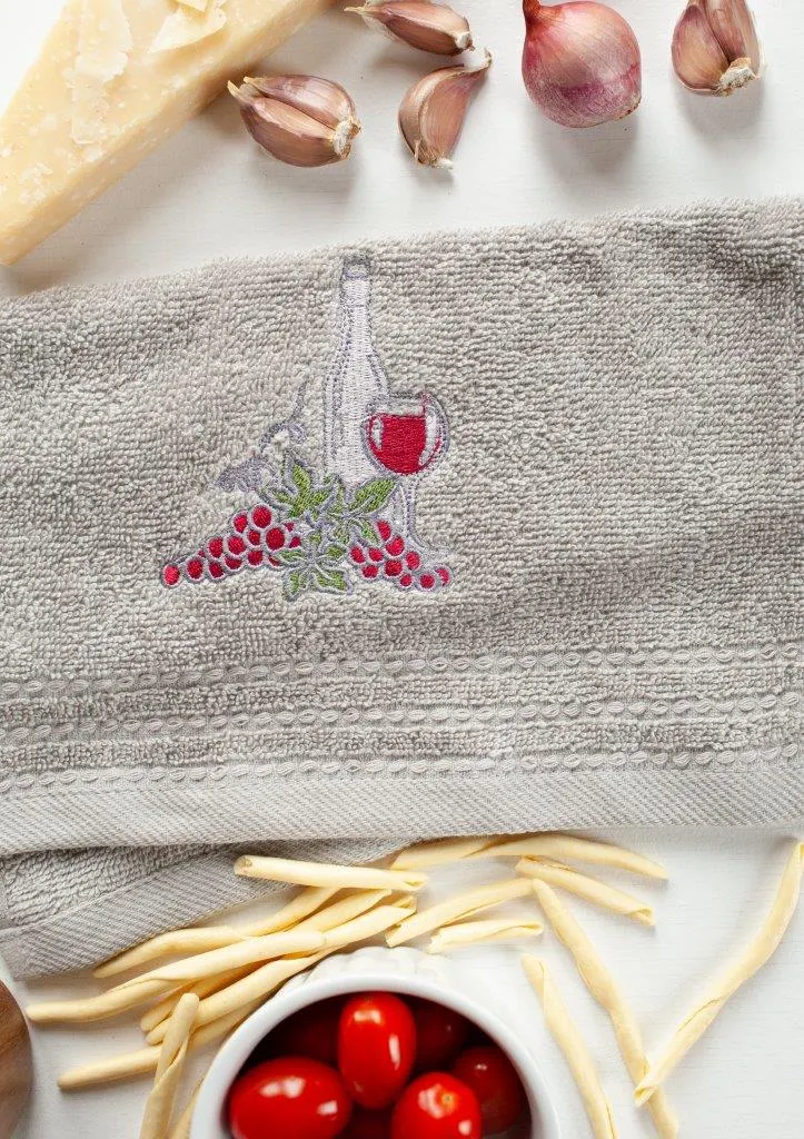 Ręczniki kuchenne 30x50 zestaw 3 szt. WINOGRONA 002 - FARO_28548