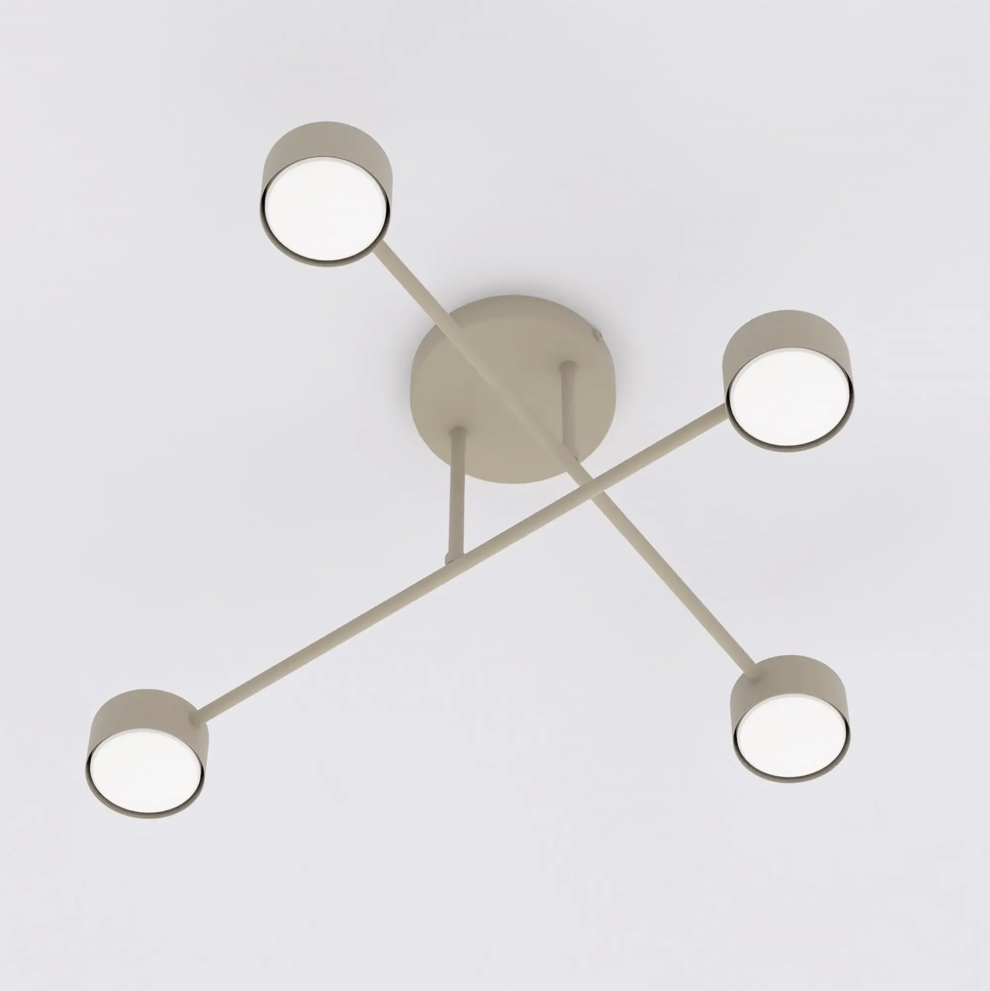 lampa sufitowa, kinkiet, metalowy, biały, minimalistyczny