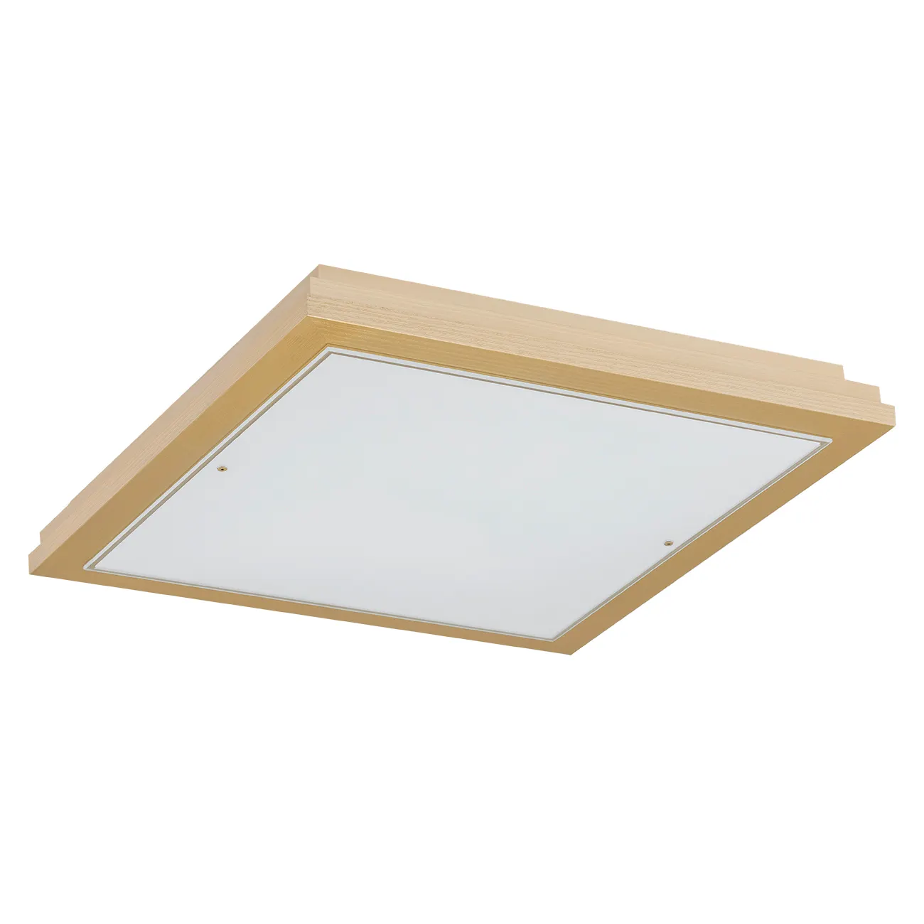 Plafon CASERTA drewniany złoty 32 cm - 7146