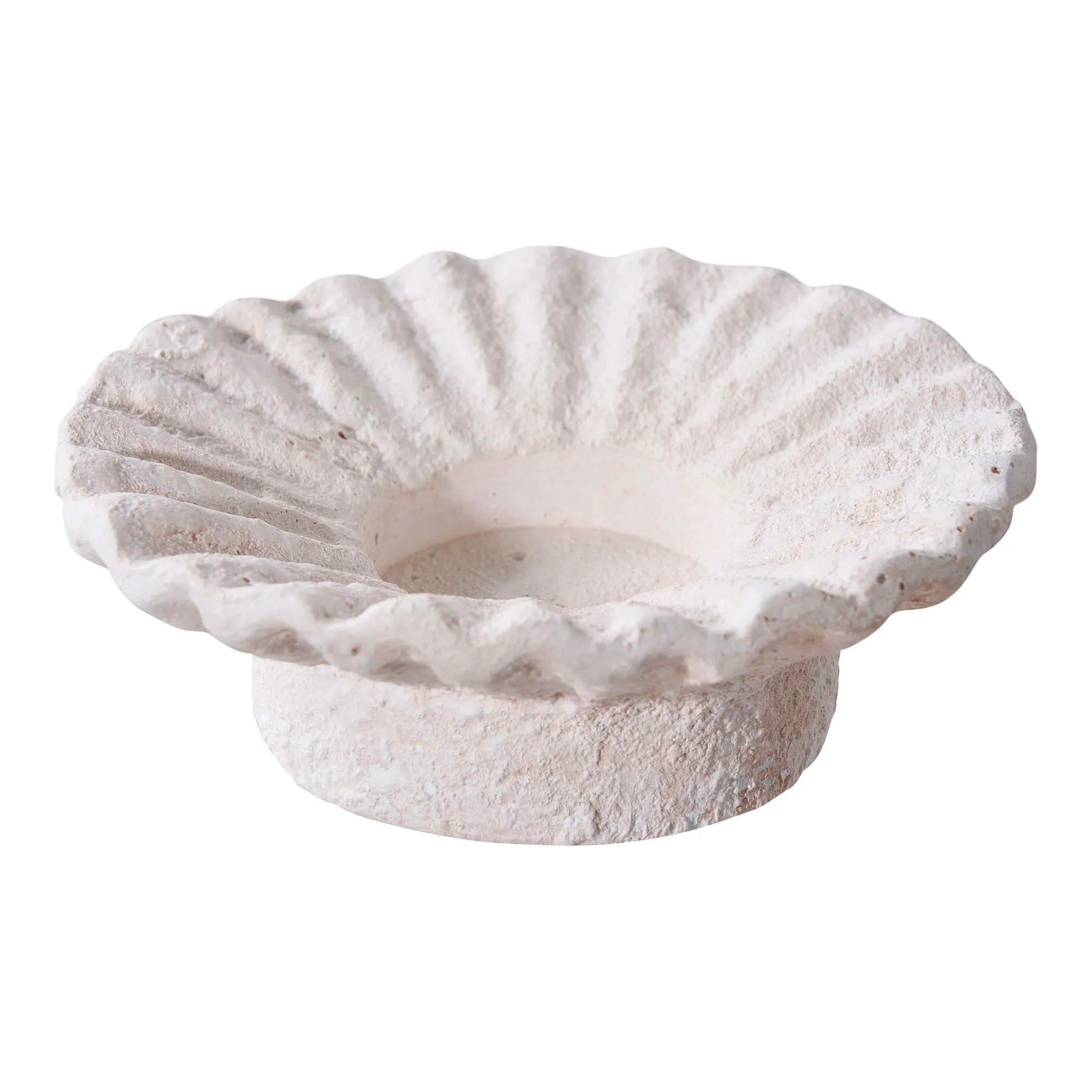 Świecznik cementowy CANDLE zestaw 2 sztuk biały - 4561189