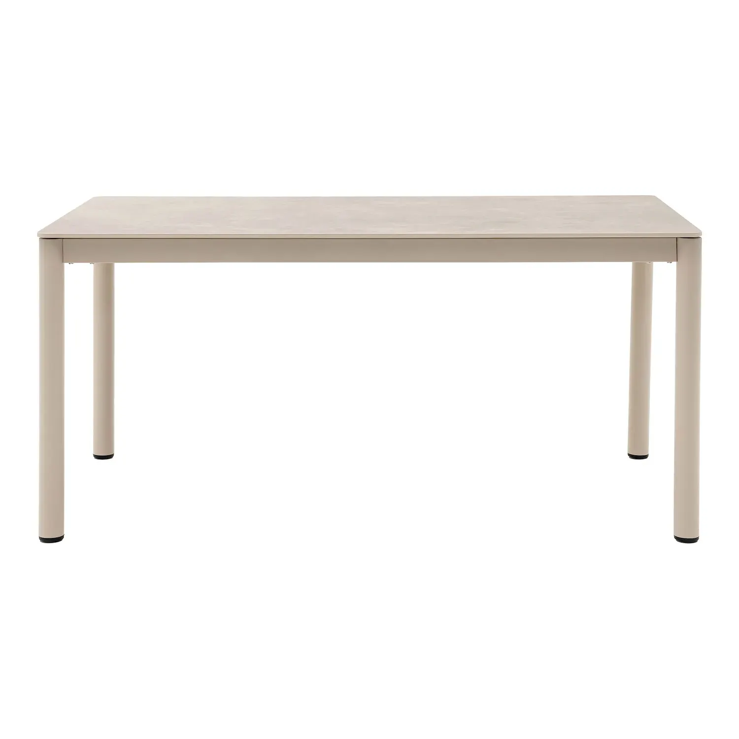 Stół nierozkładany ALCUDIA 90x160 ceramika aluminium piaskowy — zdjęcie 3