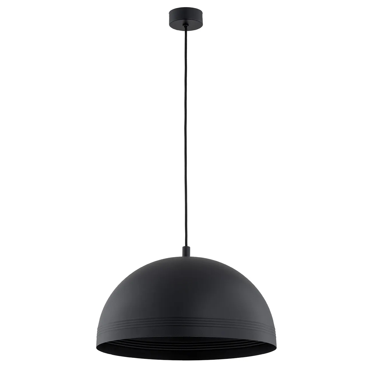 Lampa wisząca BONITA metalowa czarna matowa złoty środek 103x40 cm - 8242