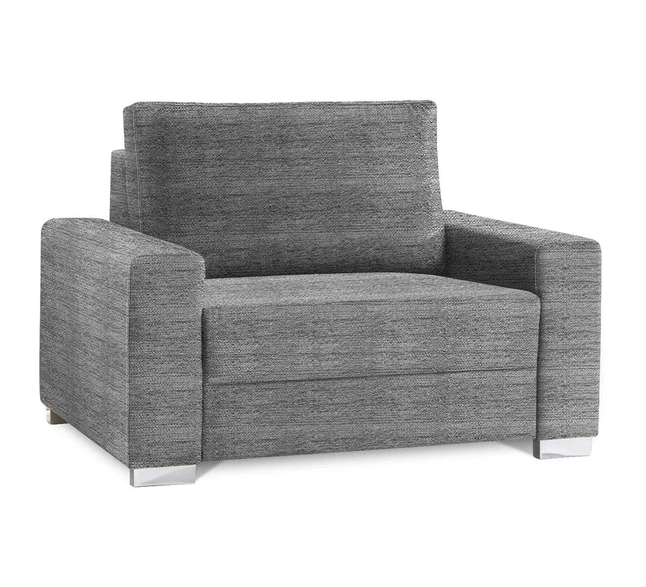 Fotel z funkcją spania DAX 1F LAGO 18 szary