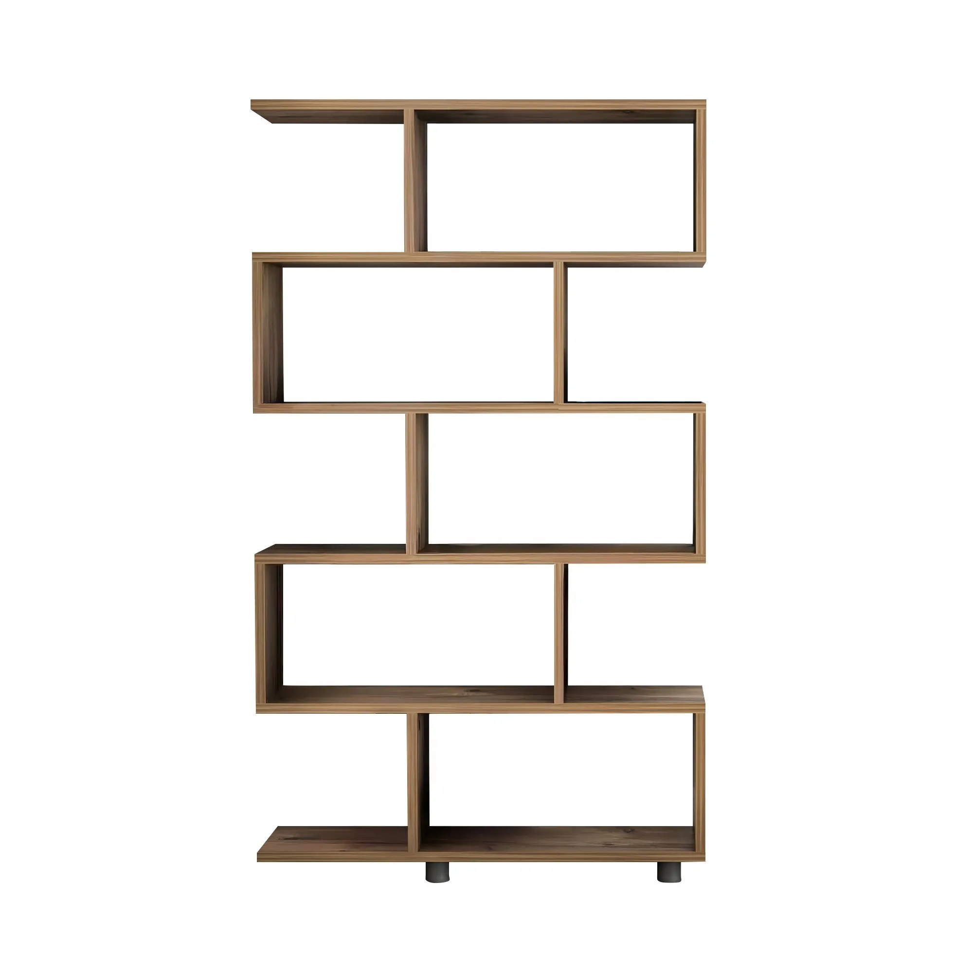 Regał niski drewniany ELIF 90x156 cm z przegrodami naturalny - ASI_854KLN4308