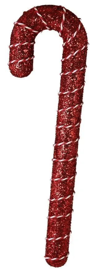 LASKA CUKROWA na choinkę MAXI 6701 biało-czerwona LASKA CUKROWA na choinkę MAXI 6701 biało-czerwona