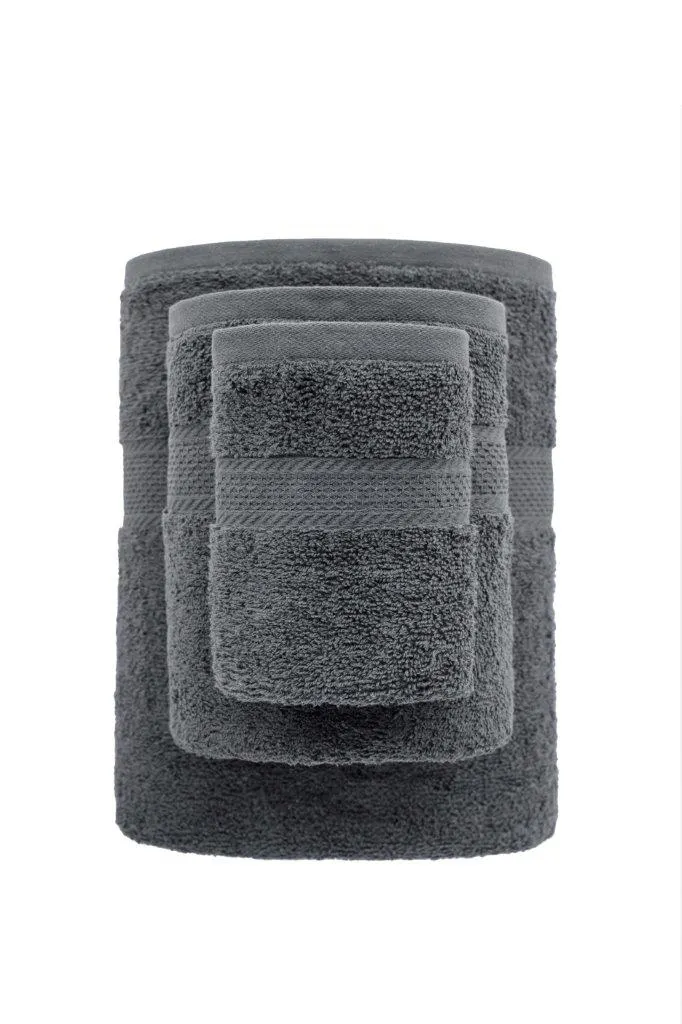 Ręcznik frotte MATEO 50x90 gramatura 450 grafitowy - FARO_25949
