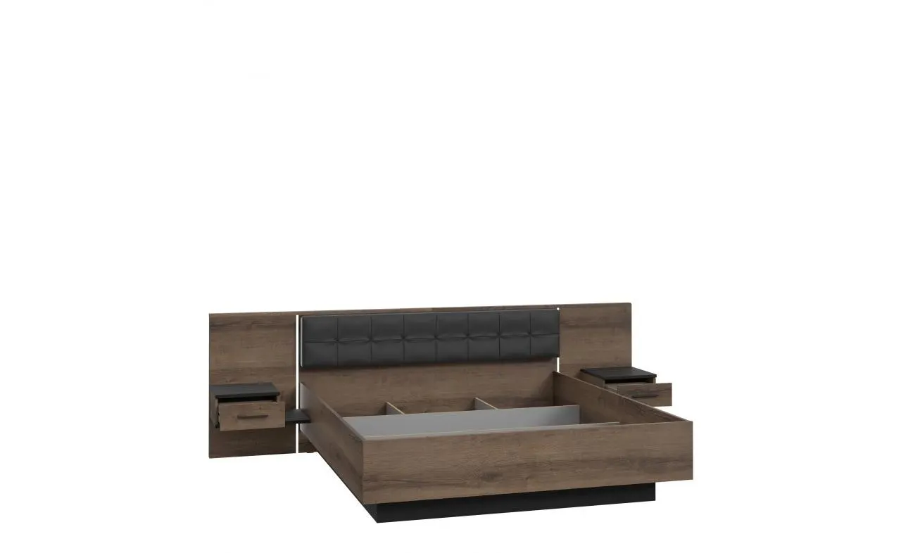 Łóżko 160X200 + szafki nocne BELLEVUE BLQL161B FORTE — zdjęcie 2