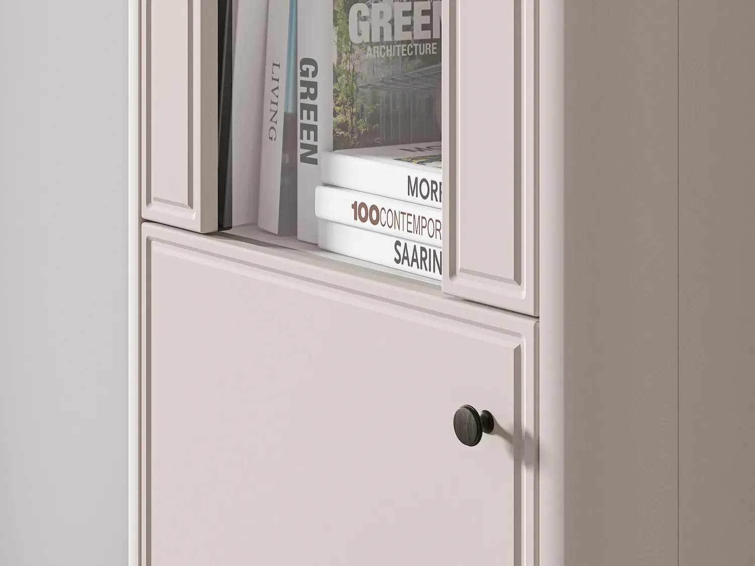 Witryna 2-drzwiowa VILAVIO 01 L/P dąb windmill dark cashmere - 1VILA01-001