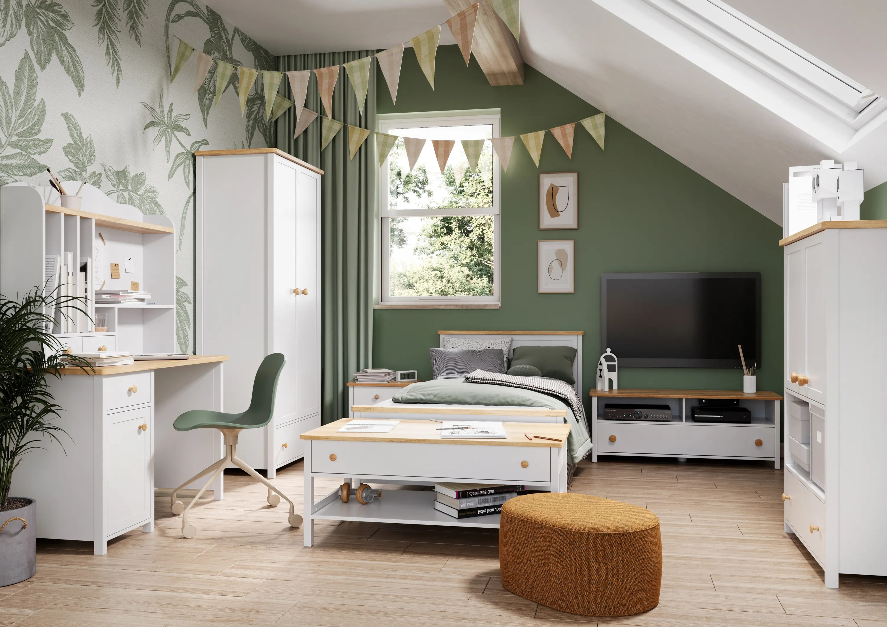 Szafa 2-drzwiowa Story SO-01 biała - SO1BDN