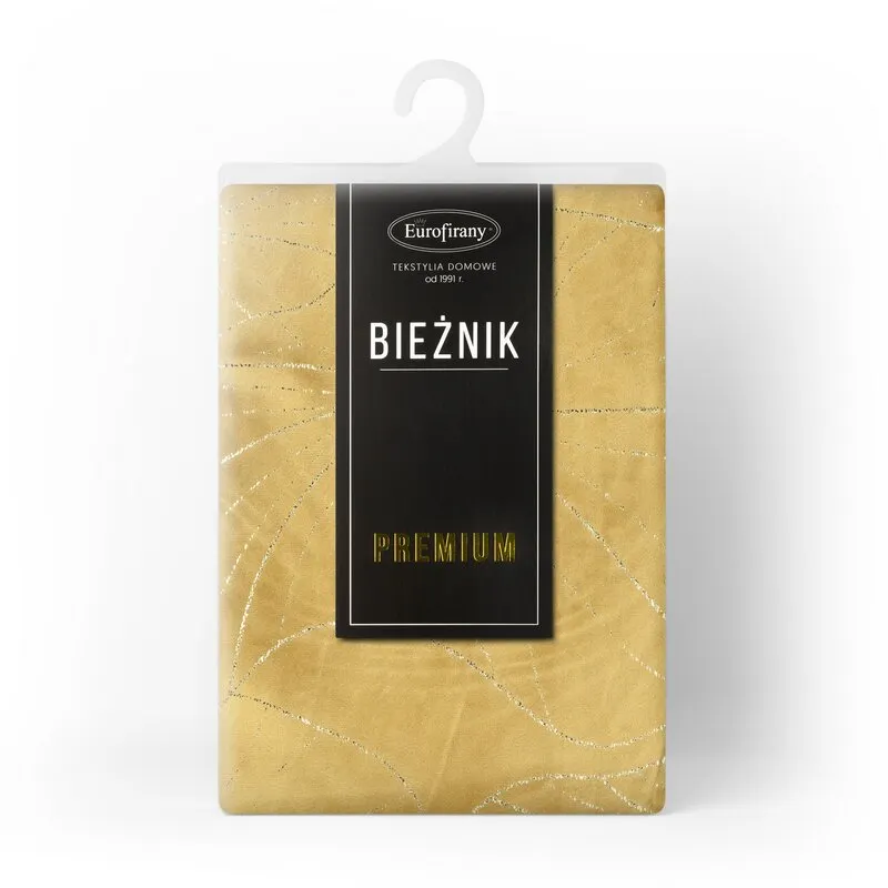 OBRUS BLINK 18 35 X 140 CM ZŁOTY - EU_390046