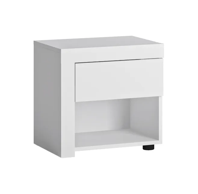 SZAFKA NOCNA LYON BIAŁY LYOK03L BIAŁY ALPIN/BIAŁY HG SZAFKA NOCNA LYON BIAŁY LYOK03L BIAŁY ALPIN/BIAŁY HG