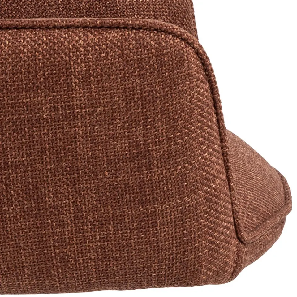 Krzesło obrotowe z podłokietnikami DOMINO Brązowy, Czarny ( zestaw 2 sztuk ) - 0000101940