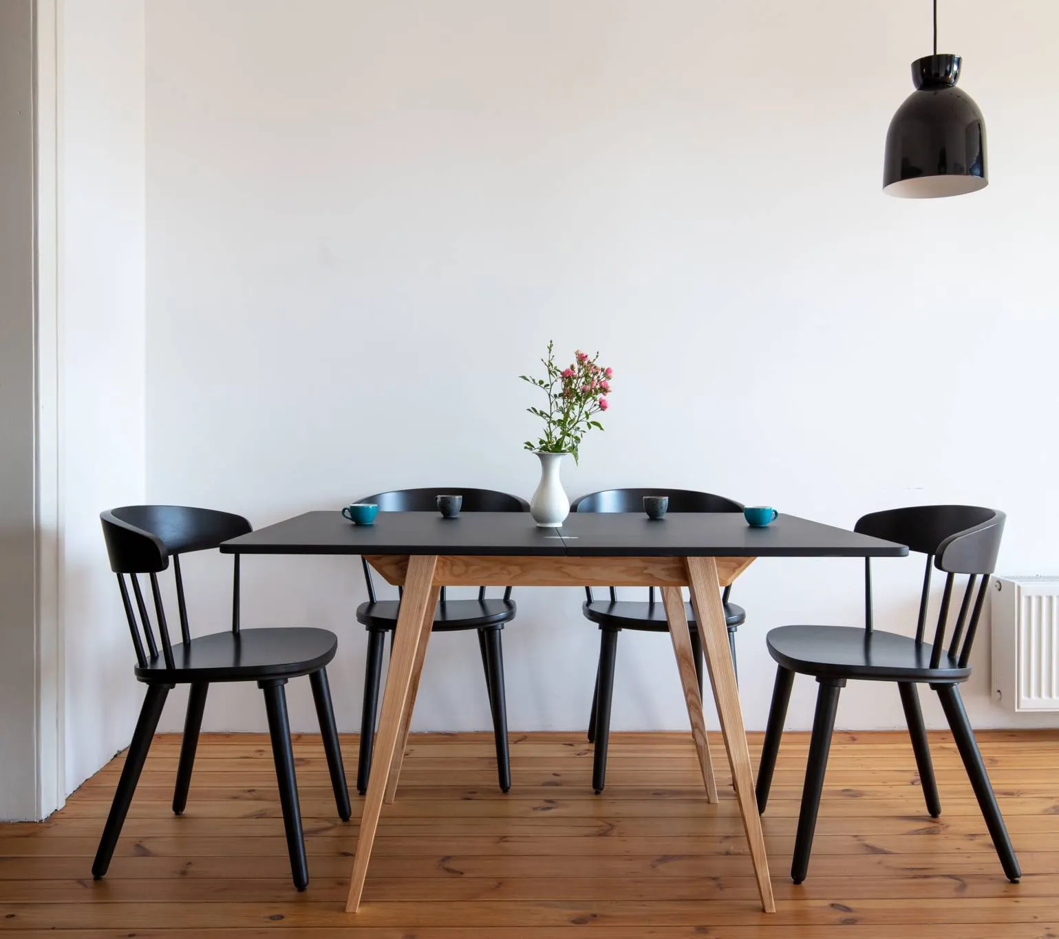 Stół rozkładany ENVELOPE 65x90-130cm zielony orzech - NRAGABATE_E10_WAL