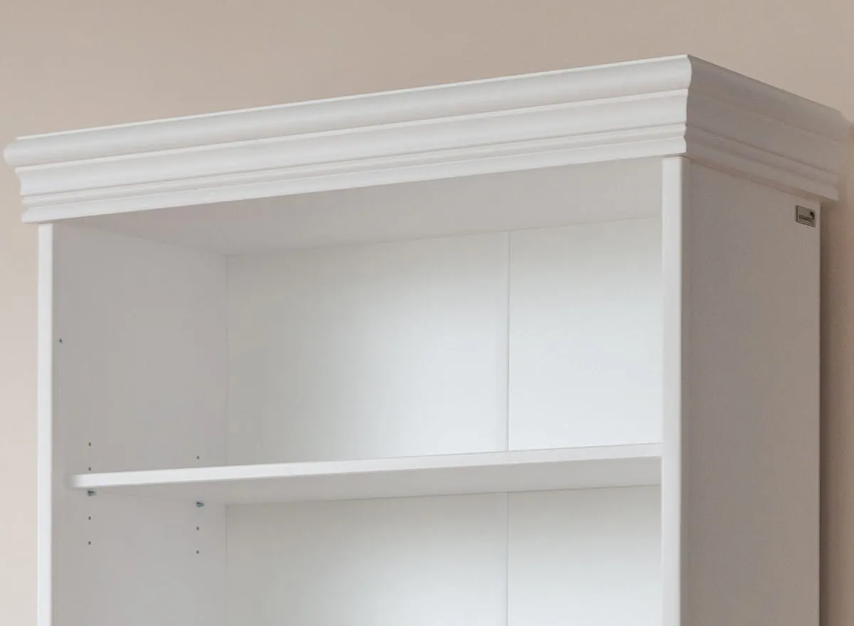 Regał sosnowy Toskania Biały - PL2050B