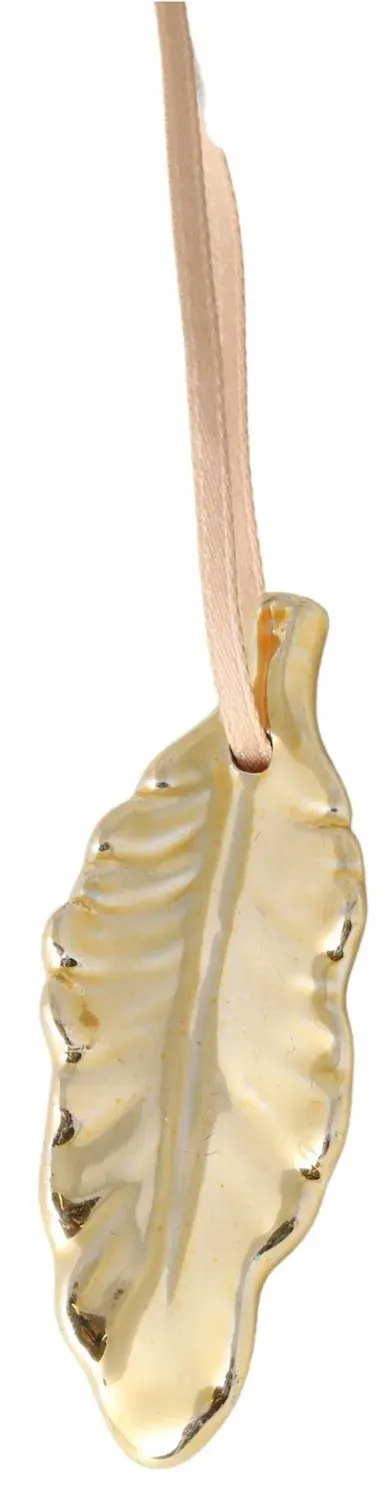 Zawieszka LISTEK złoty