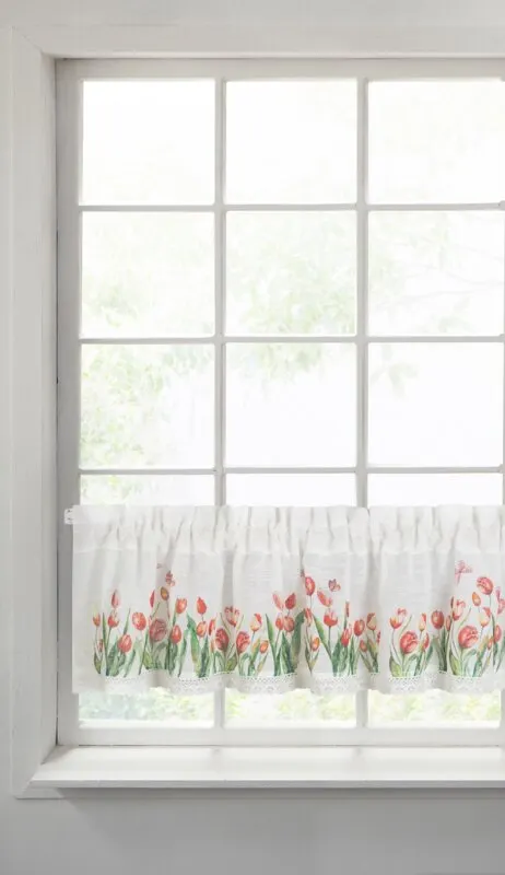 FIRANA GOTOWA STELLA NA TAŚMIE 150X30 CM BIAŁY