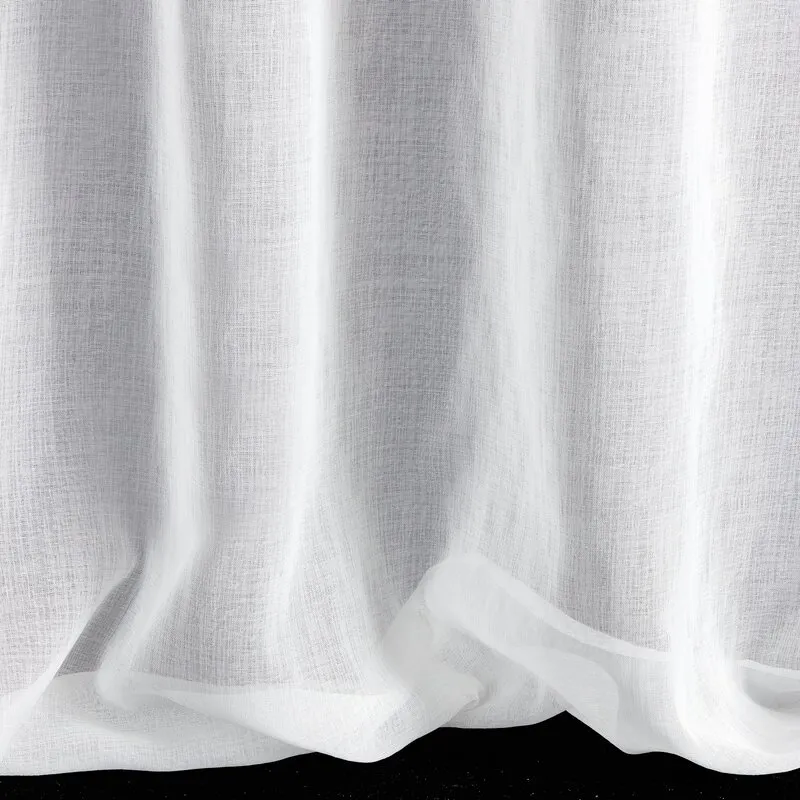 ZASŁONA GOTOWA D91 STELLA NA TAŚMIE 140X270 CM BIAŁY - EU_370895