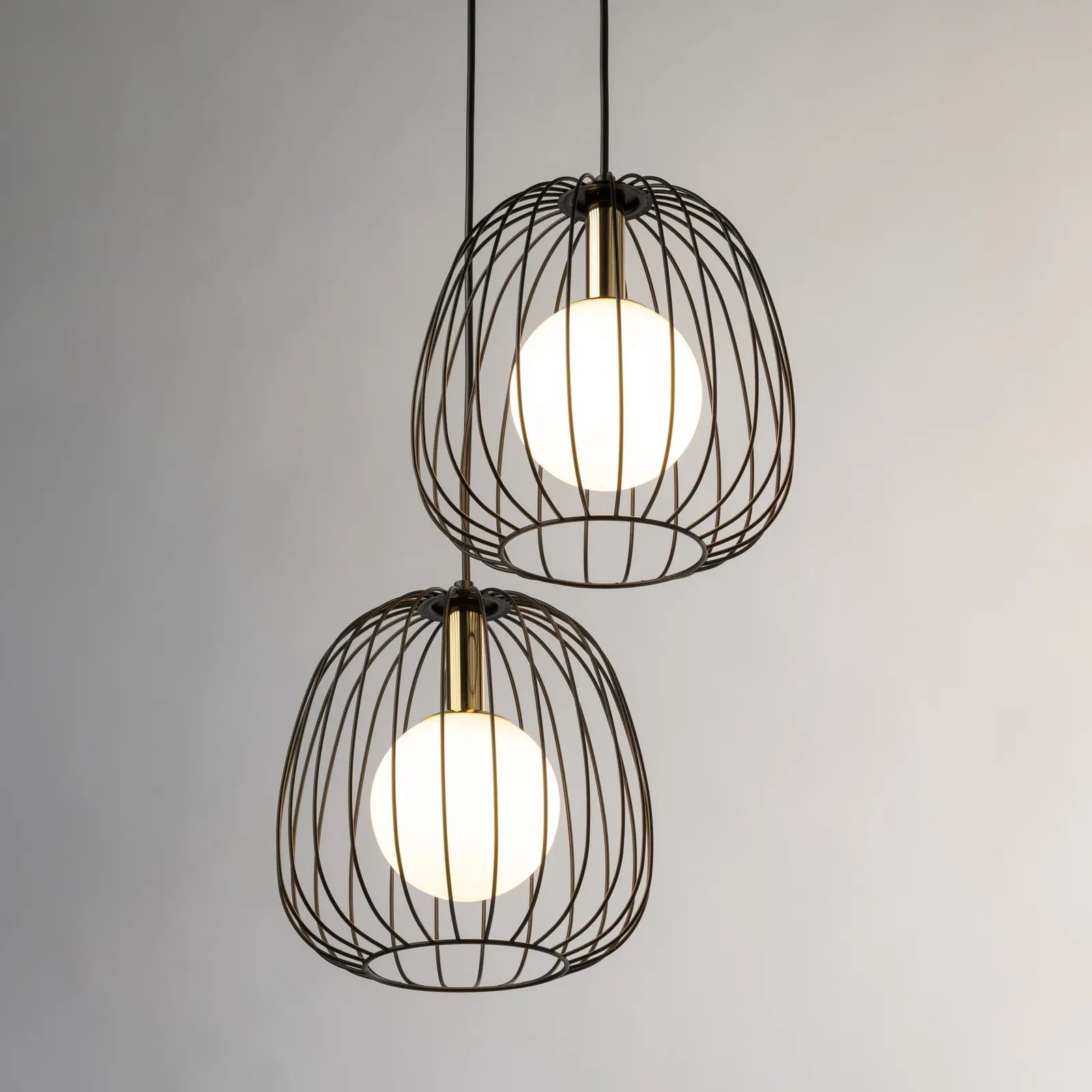 Lampa wisząca BELL 2 czarna - SI_40728