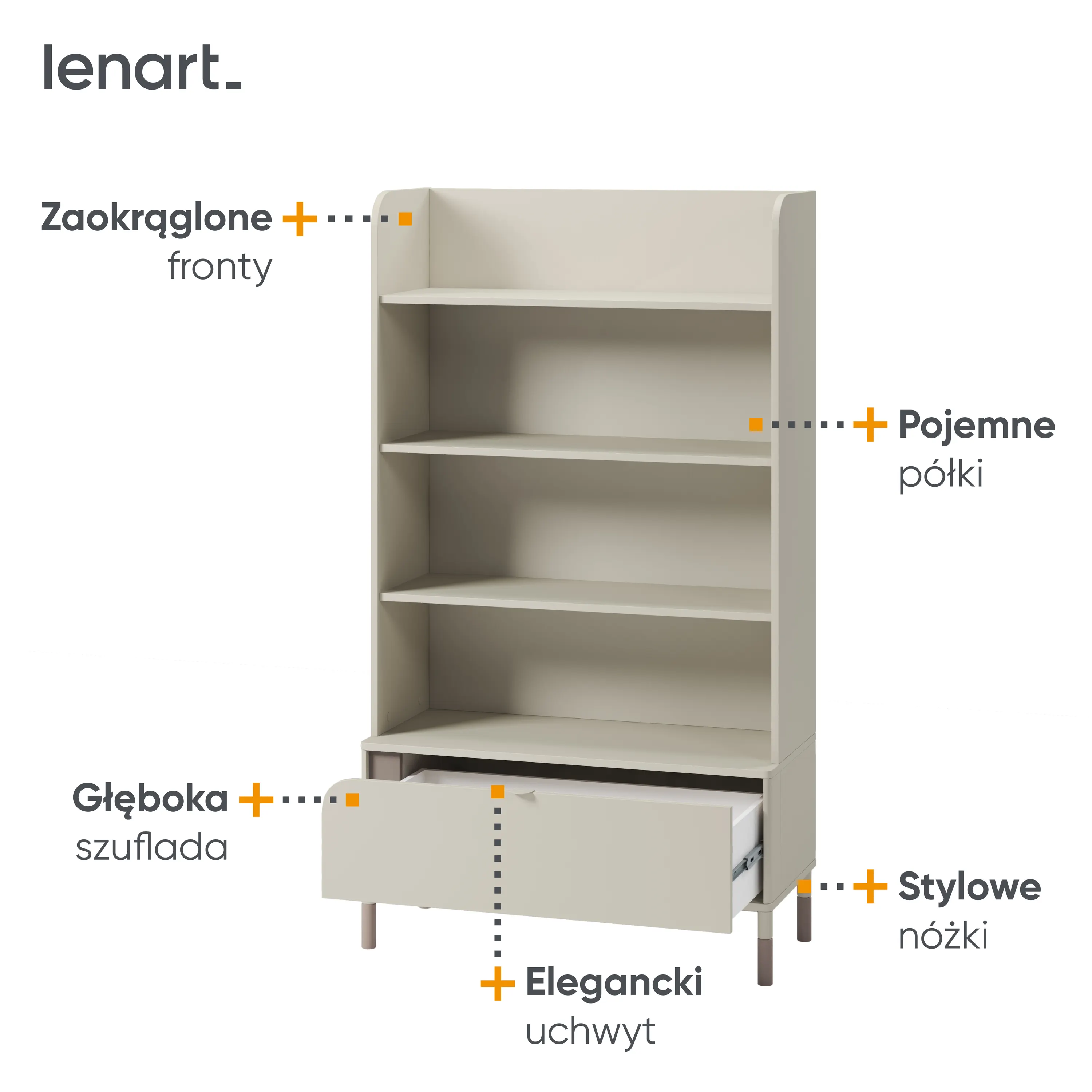 Regał Harmony HR-02 kaszmir - HR2KT