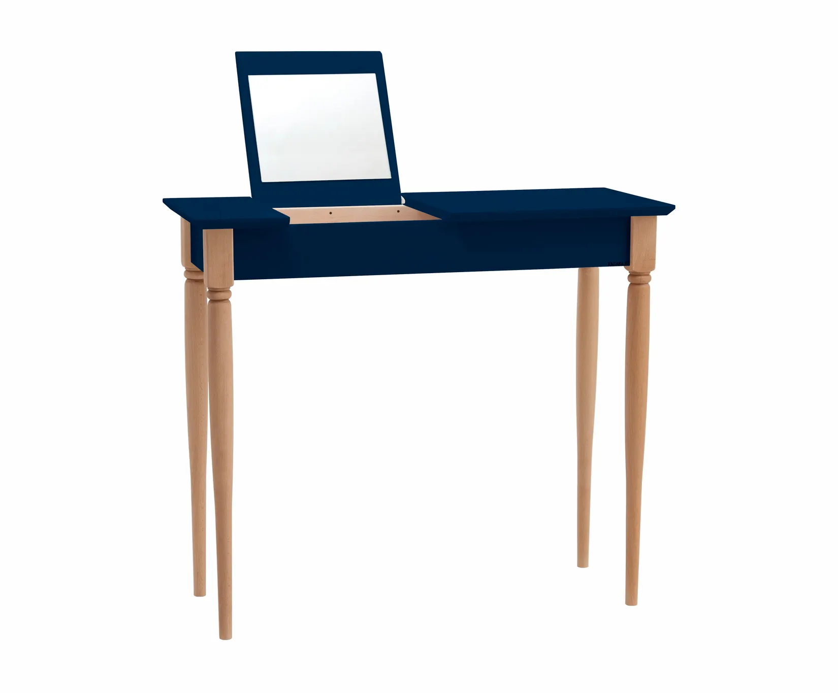 Toaletka z lustrem MAMO 65x35cm granatowy naturalny