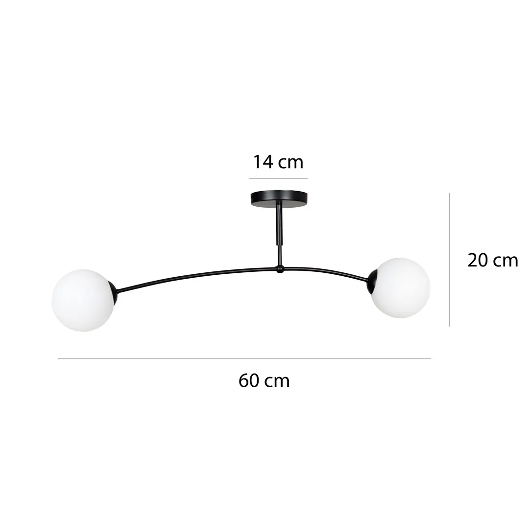 Lampa sufitowa PREGOS 2 biały — zdjęcie 5