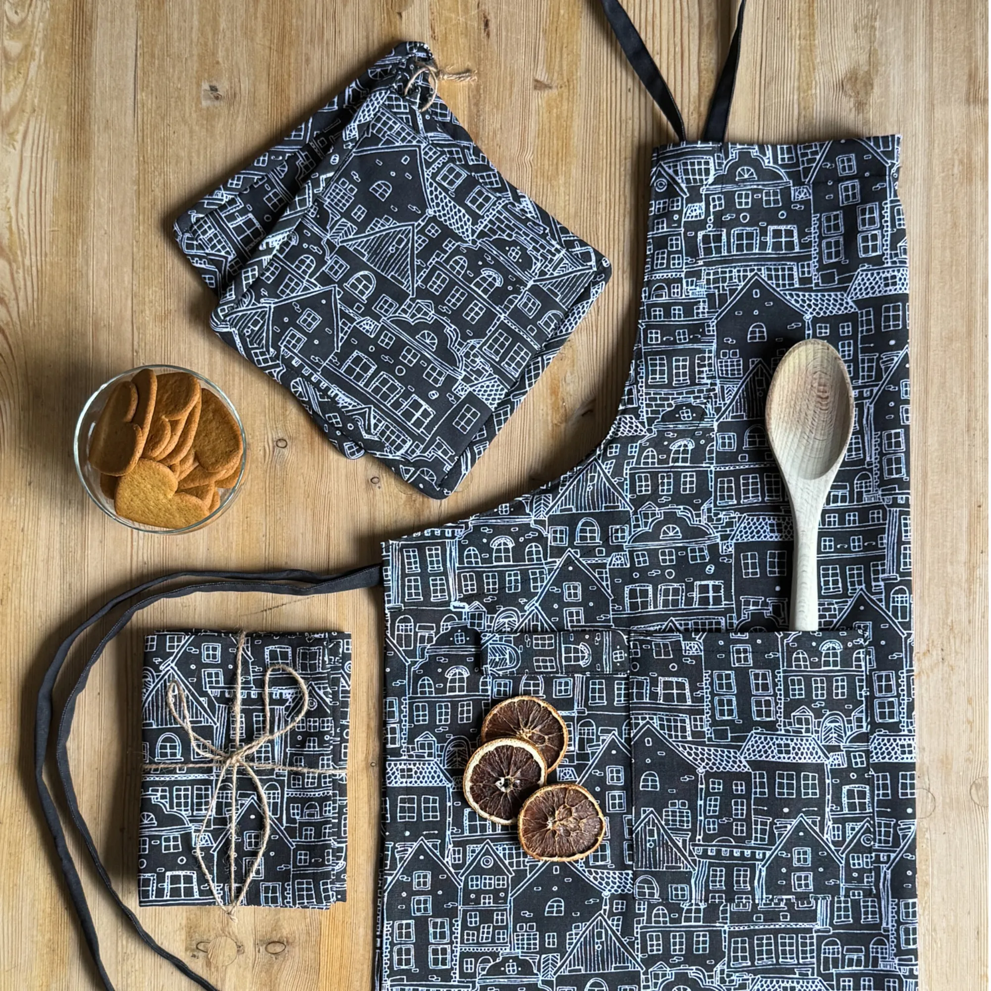 image kuchnia, torba wielorazowa, podkładka, wykładka, czarne tło