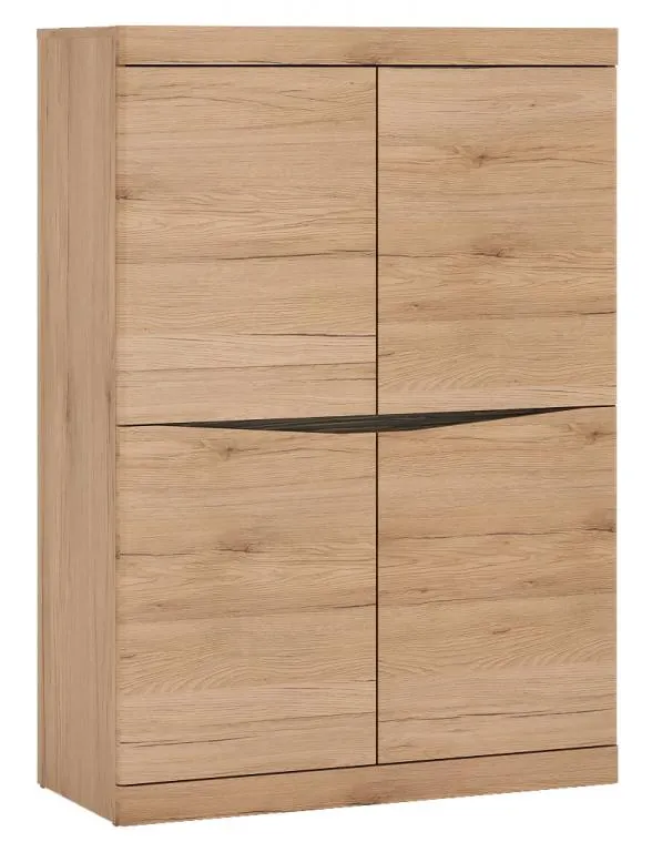 KOMODA WYSOKA 4-drzwiowa SUMMER TYP 31 Dąb Sanremo jasny, Arusha