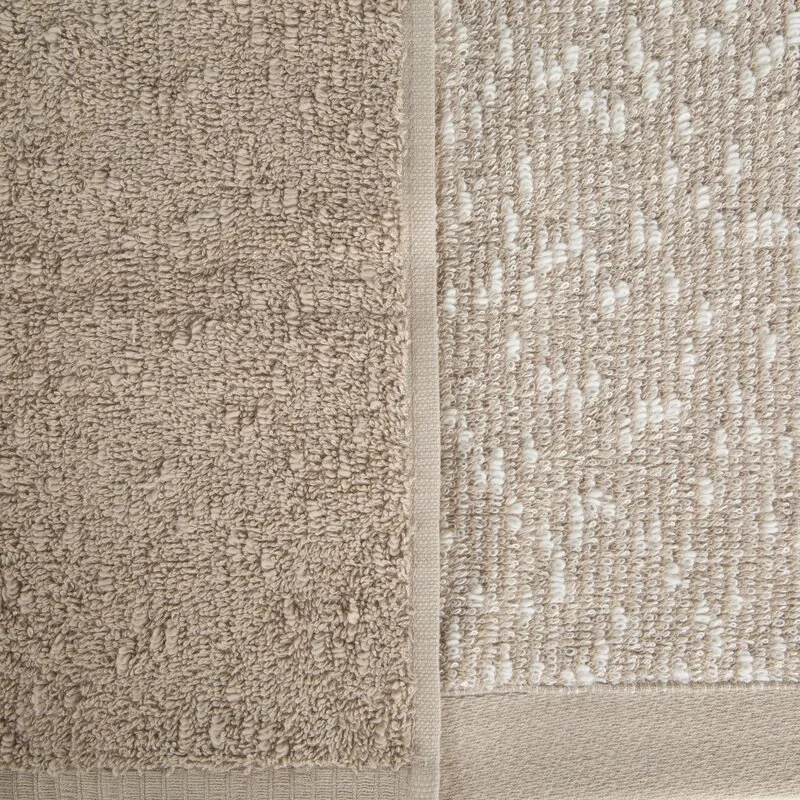 KOMPLET RĘCZNIKÓW 2 50X90 CM, 70X140 CM JASNOBRĄZOWY