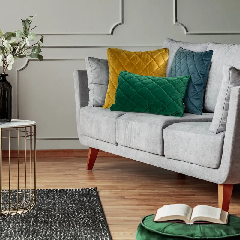 POSZEWKA VELVET 28 50 X 50 CM GRANATOWY - EU_387721