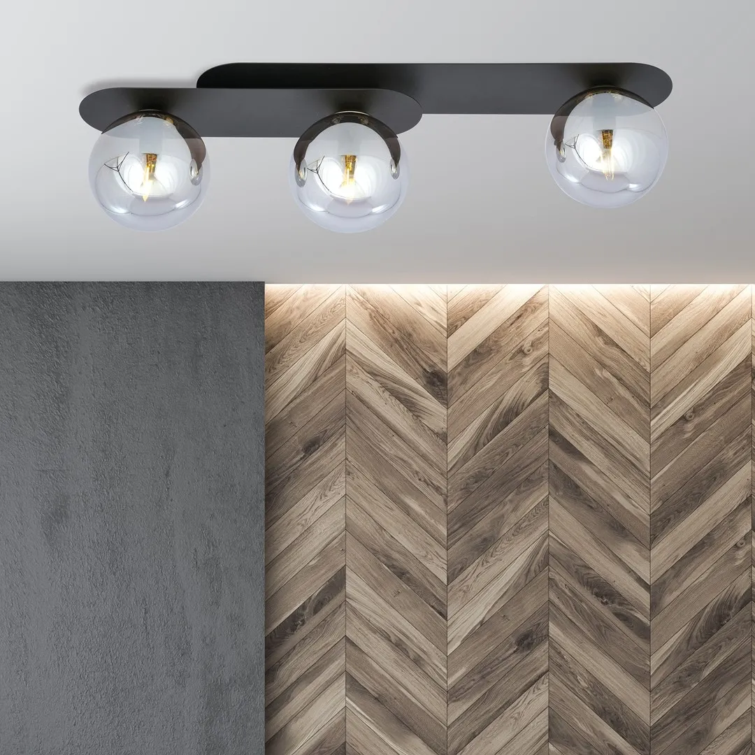 Lampa sufitowa PLAZA Czarny 1119/3 - 1119/3
