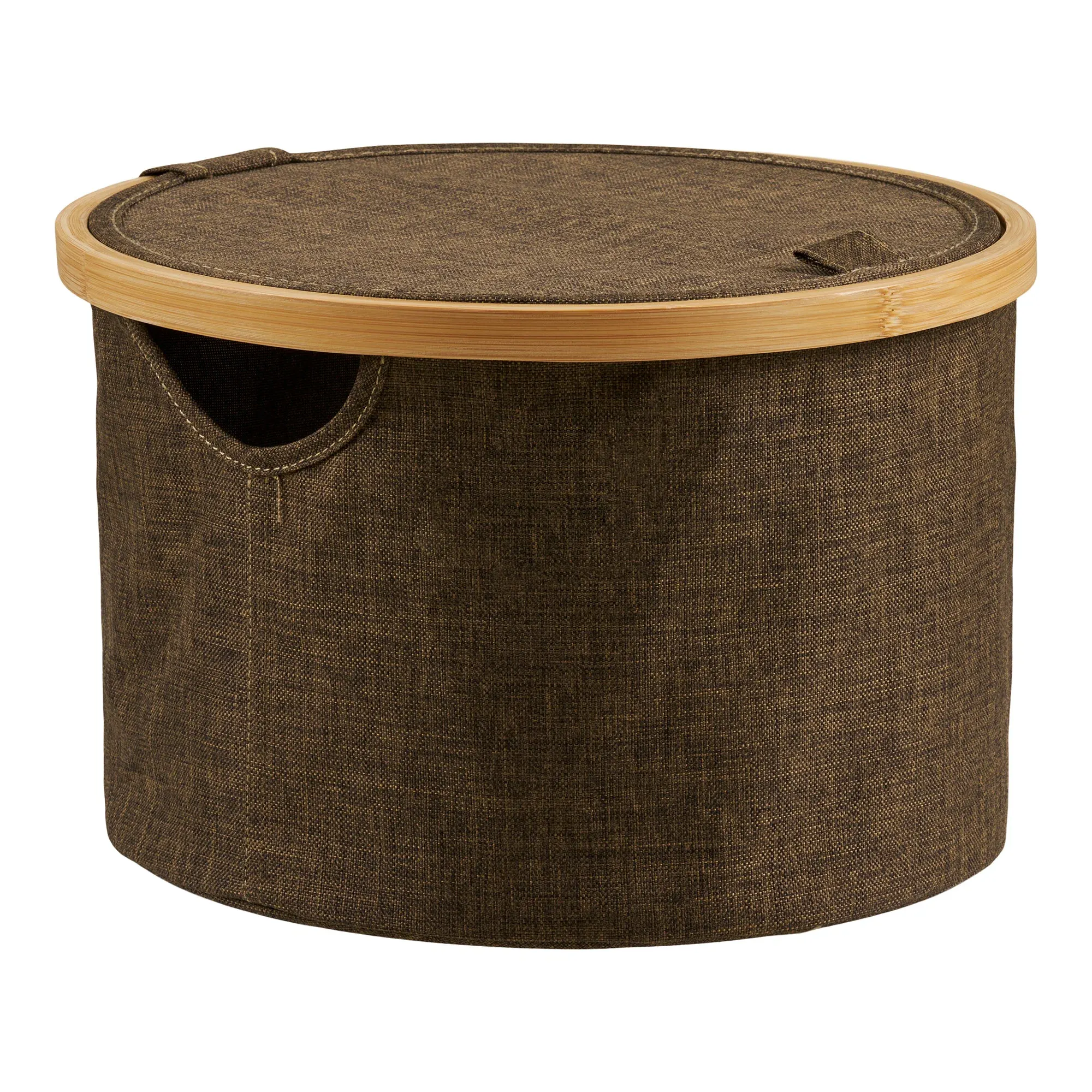 Kosz tekstylny NOTO 30 cm brązowy