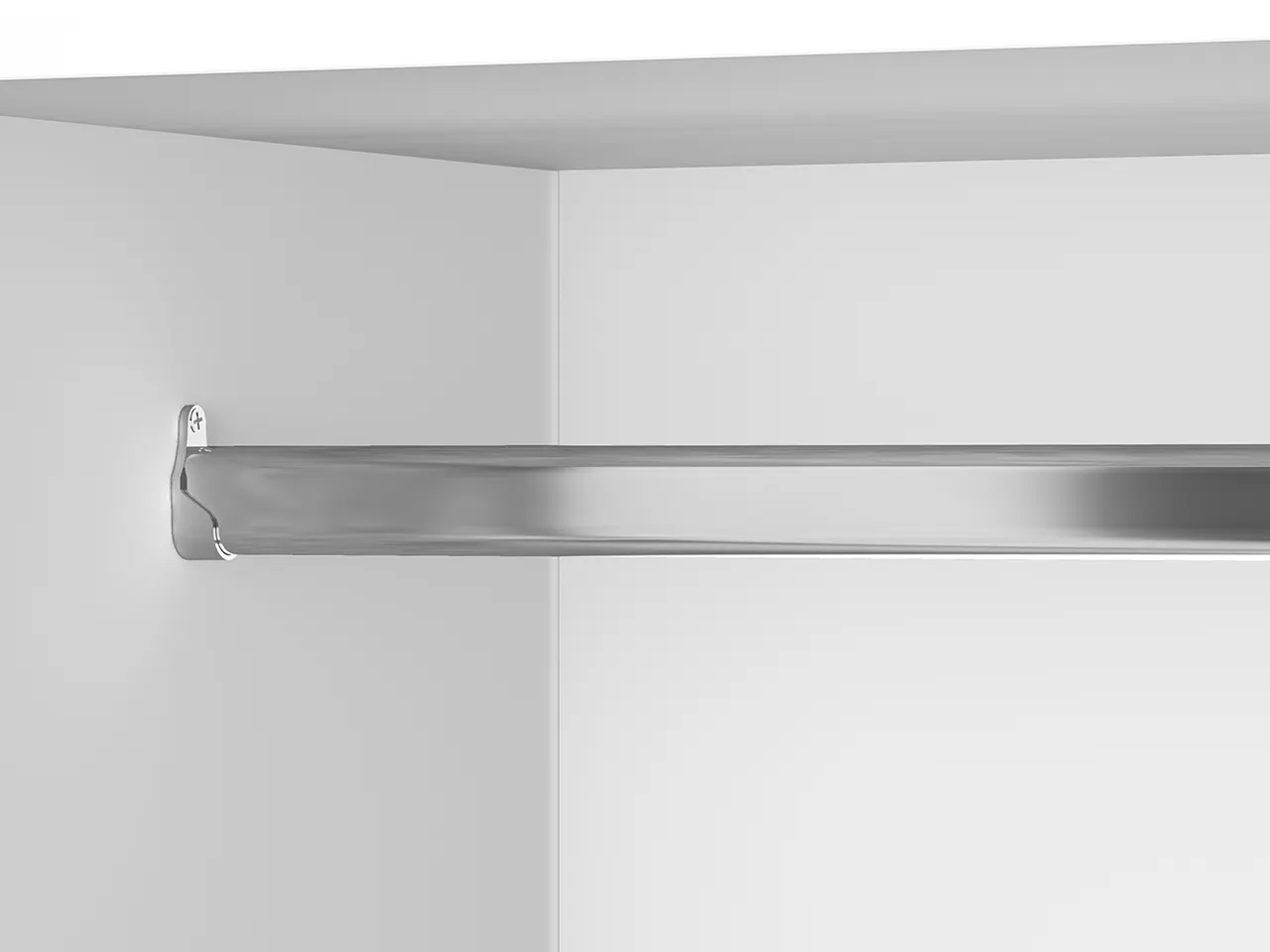 Szafa 2-drzwiowa GLAMOUR 08 - biały połysk - 1GLAM08-001