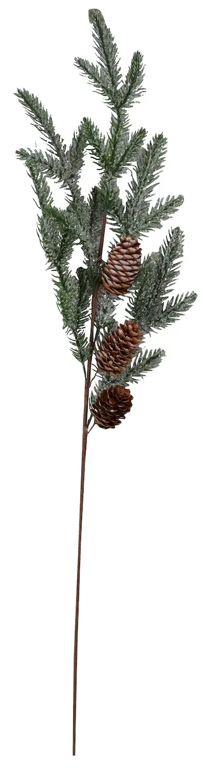 Gałązka sosnowa z szyszkami 3386 zielona Gałązka sosnowa z szyszkami 3386 zielona