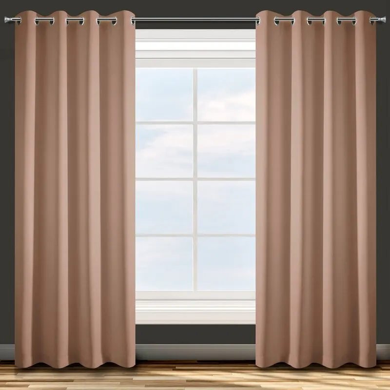 ZASŁONA GOTOWA D91 ADORE 140 X 250 CM JASNOBRĄZOWY ZASŁONA GOTOWA D91 ADORE 140 X 250 CM JASNOBRĄZOWY