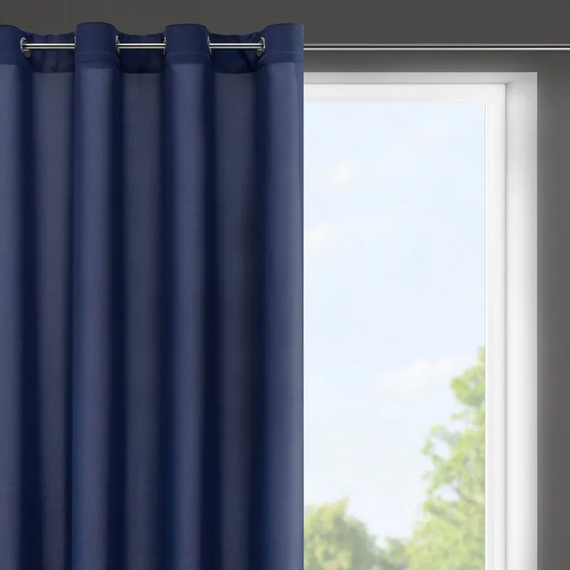 ZASŁONA GOTOWA RITA 140 X 175 CM GRANATOWY ZASŁONA GOTOWA RITA 140 X 175 CM GRANATOWY