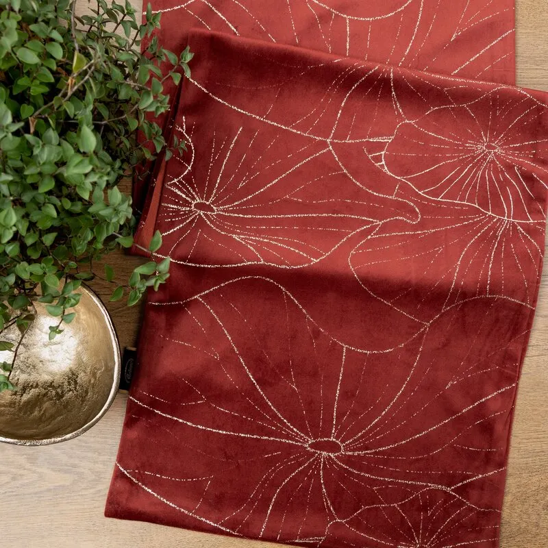 OBRUS BLINK 18 35 X 220 CM CEGLASTY - EU_390201