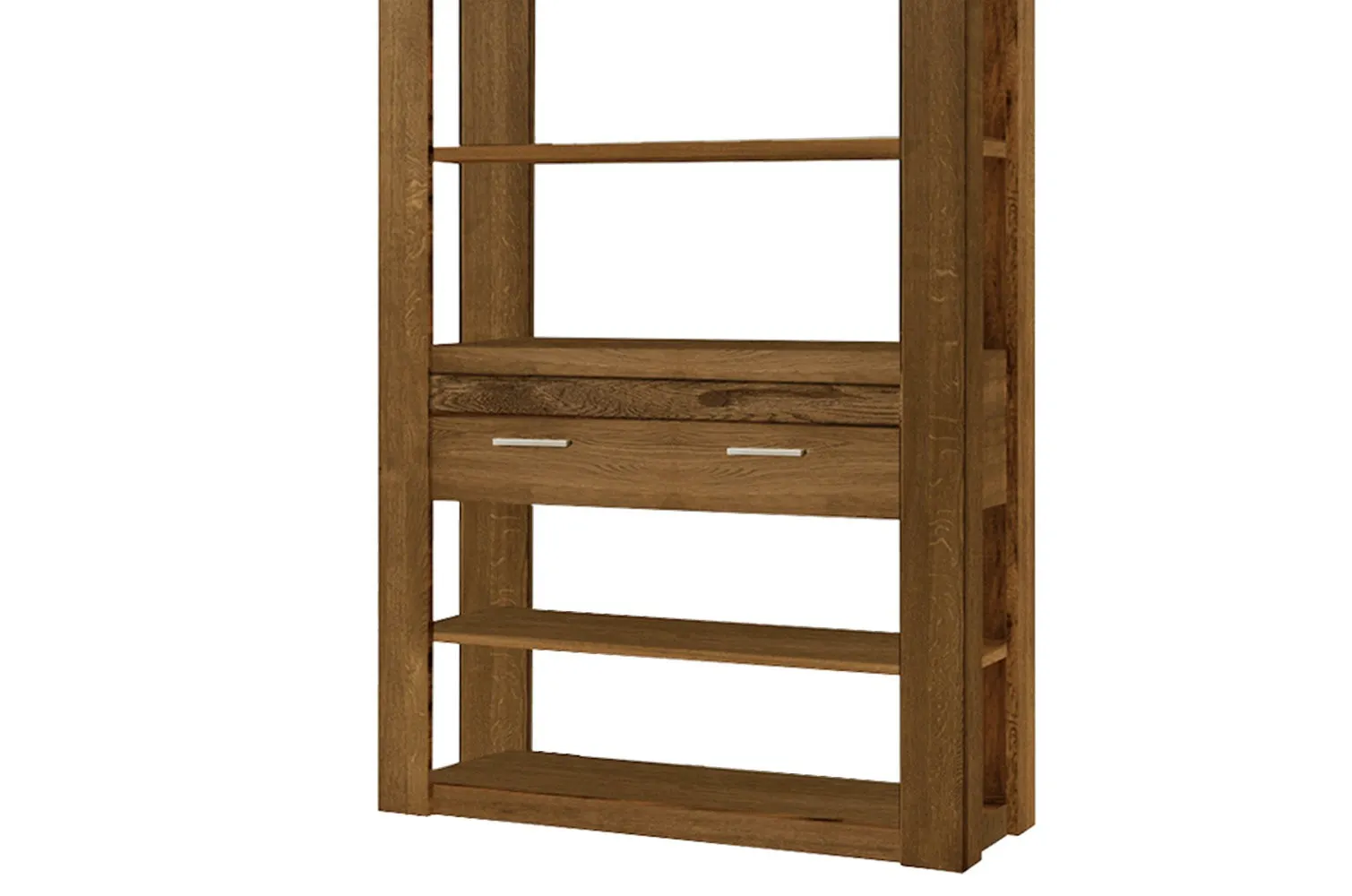 Regał z szufladą VELVET 18 drewniany dąb rustical 200x116x42cm - TH-100-1420