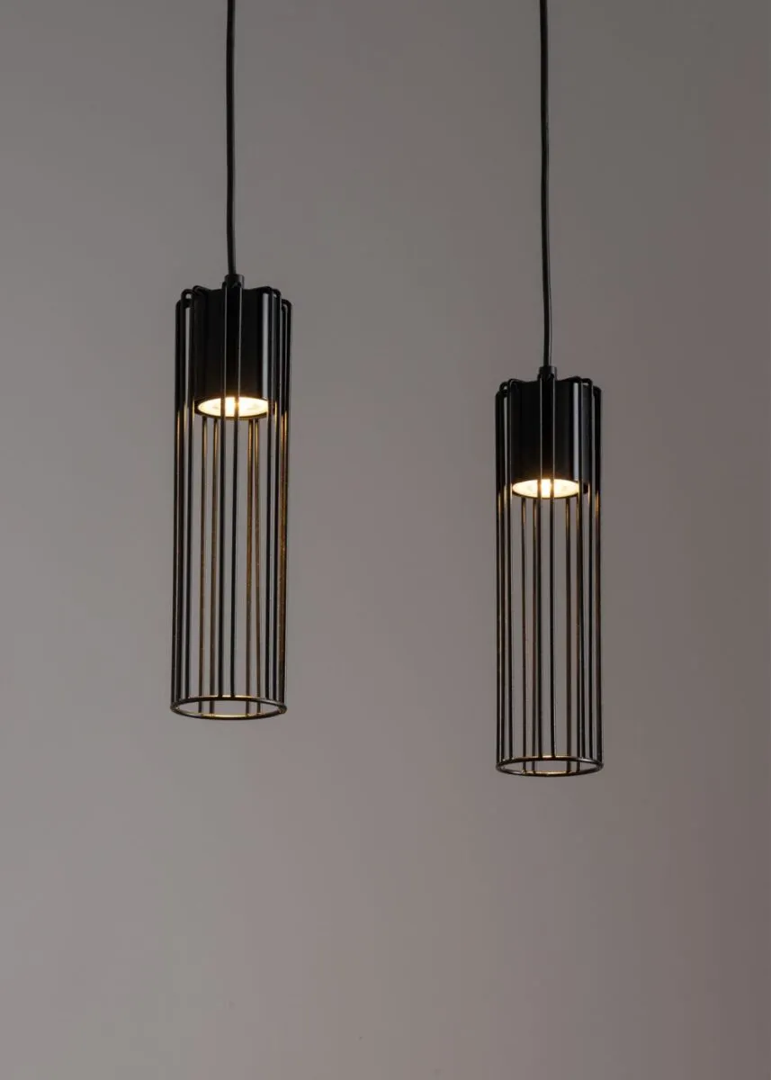 Lampa wisząca FOBIA 2 czarna - SI_33450