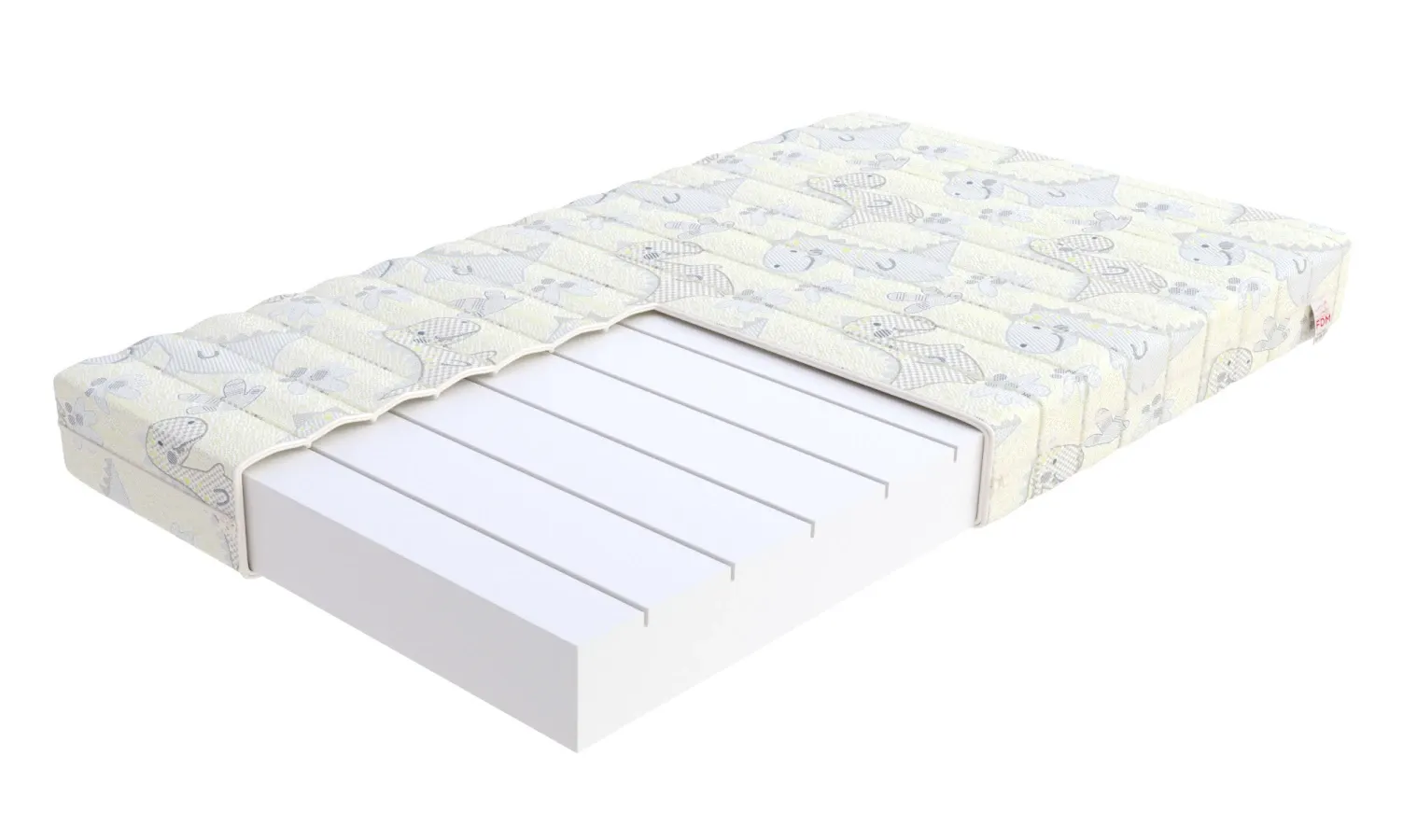 Materac piankowy MELODY Pianka FlexFoam - 80x160x10- H3 średnio twardy - FDM_5904323833411