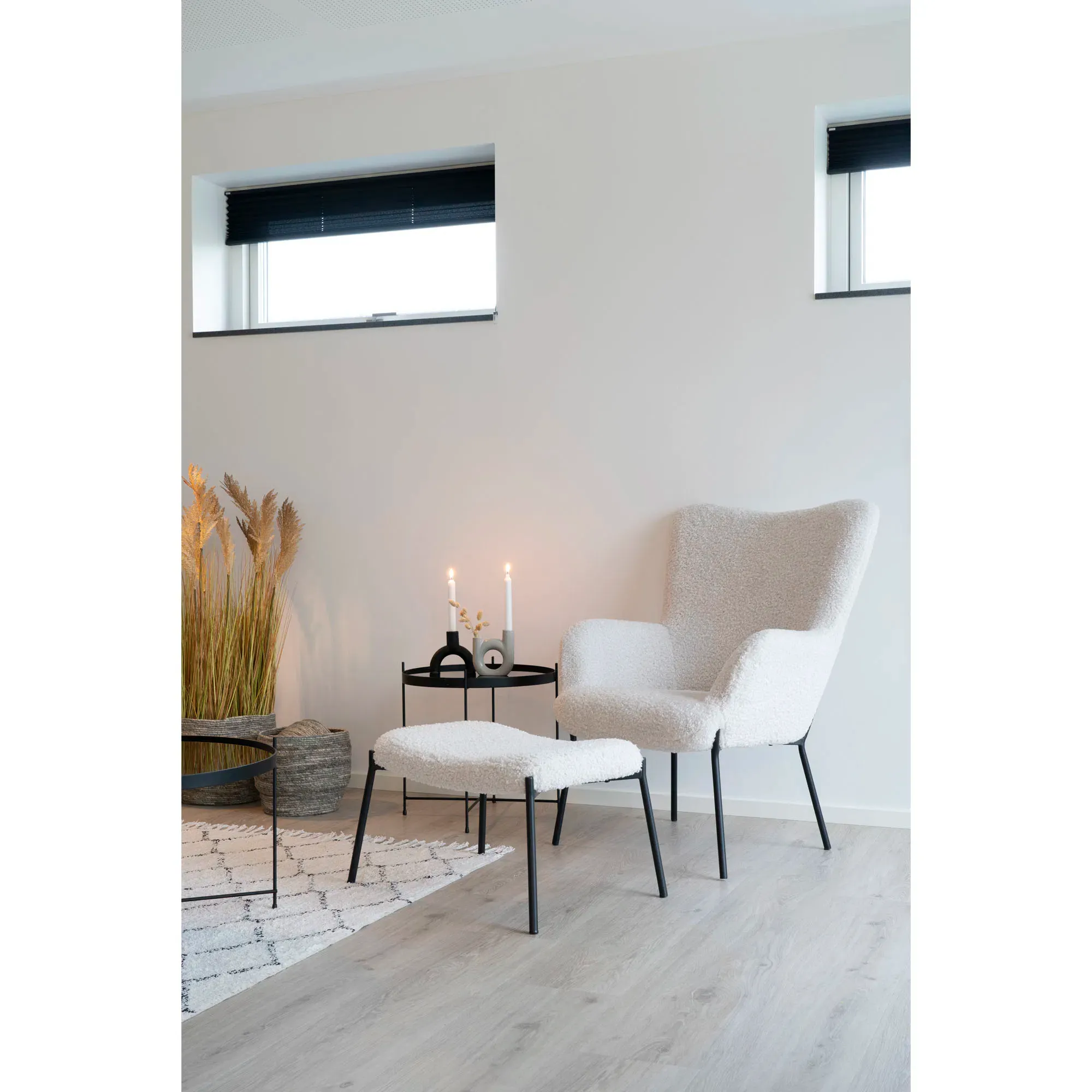 Fotel GLASGOW Biały — zdjęcie 8