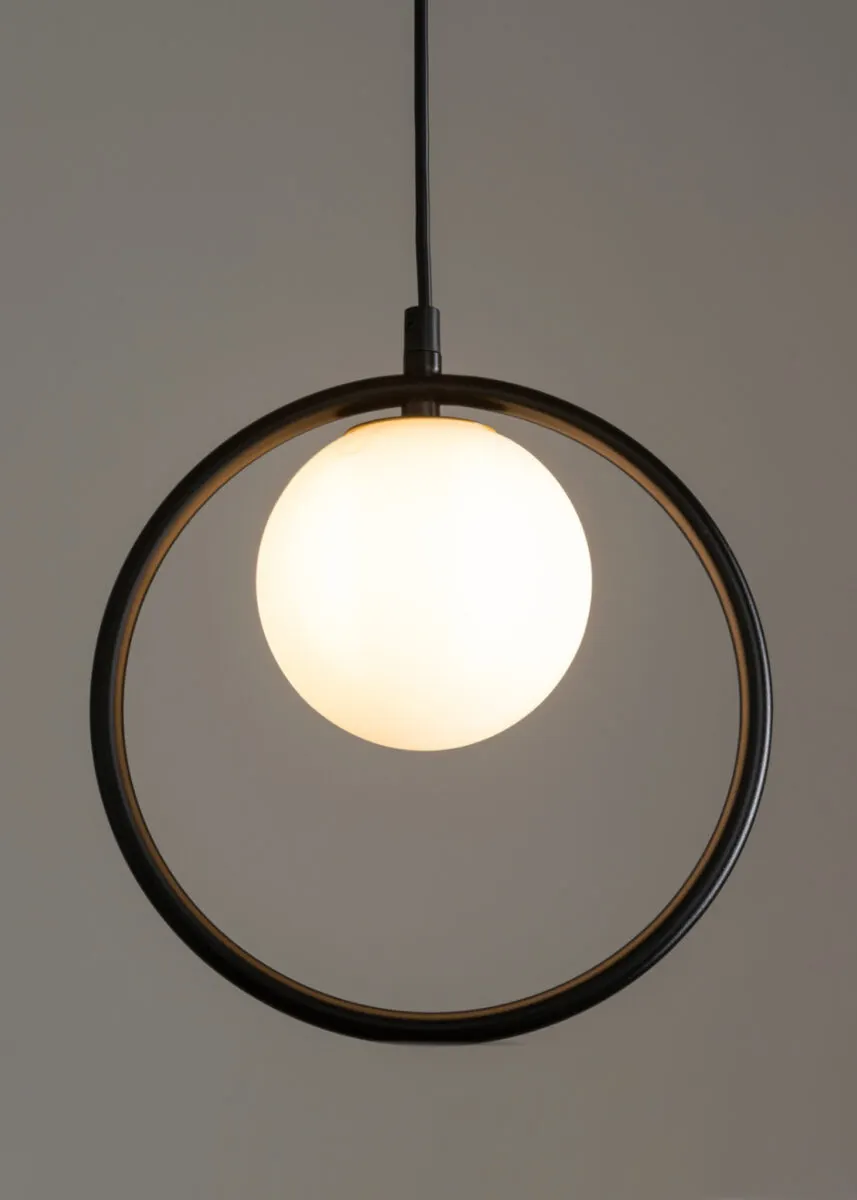 Lampa wisząca AQUA 1 biało-czarna - SI_33407