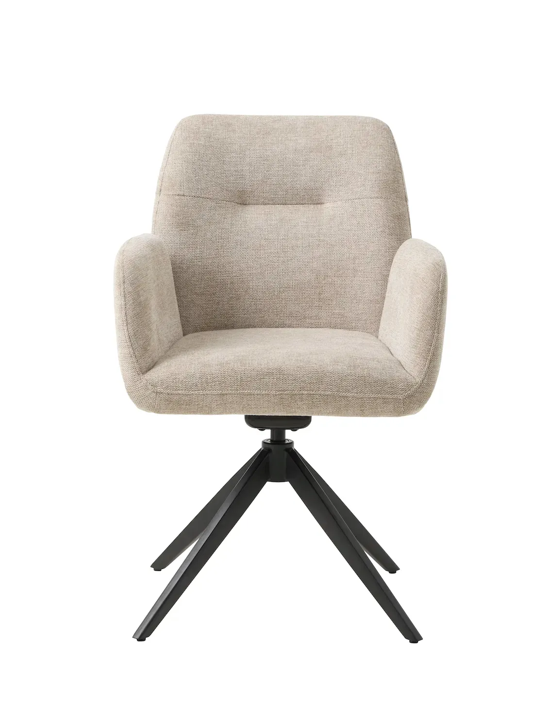 Krzesło obrotowe ROXANA z podłokietnikami piaskowe - UN_54930001