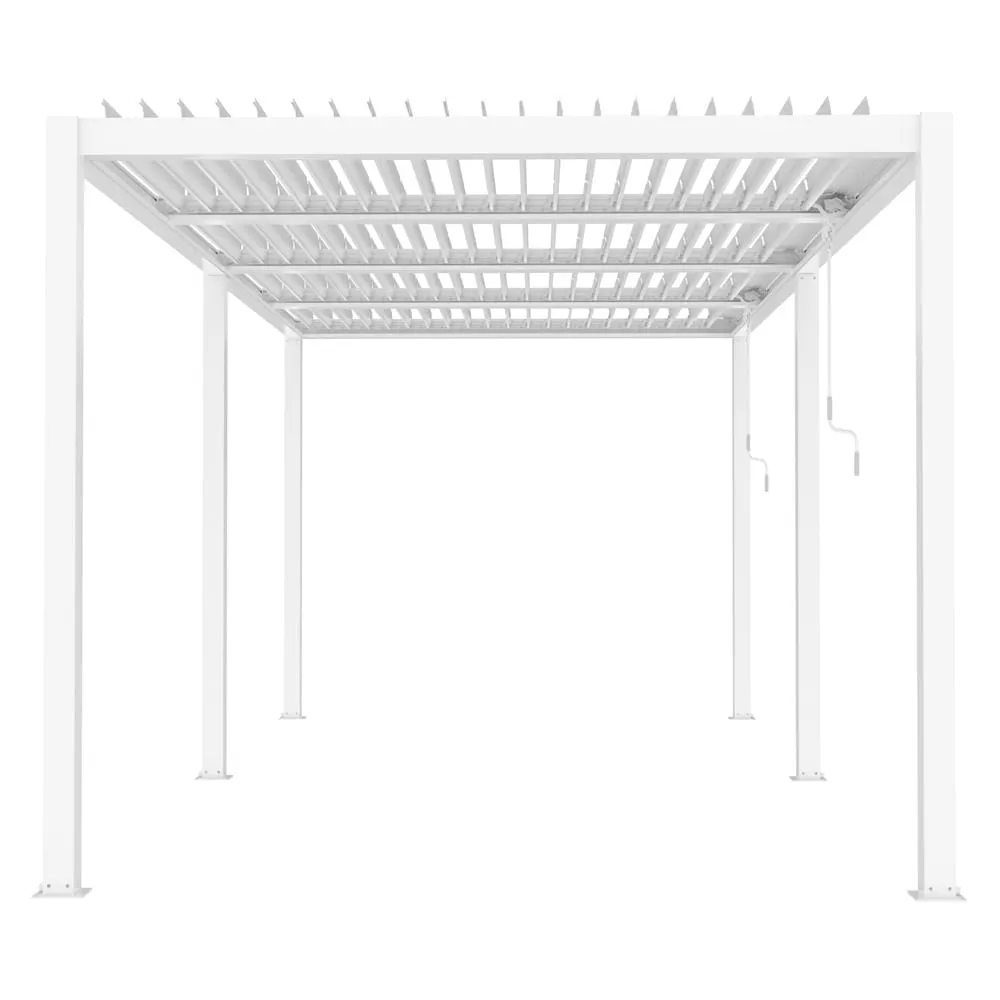 image pergola, metalowy, biel, ogrodowy, lounge e