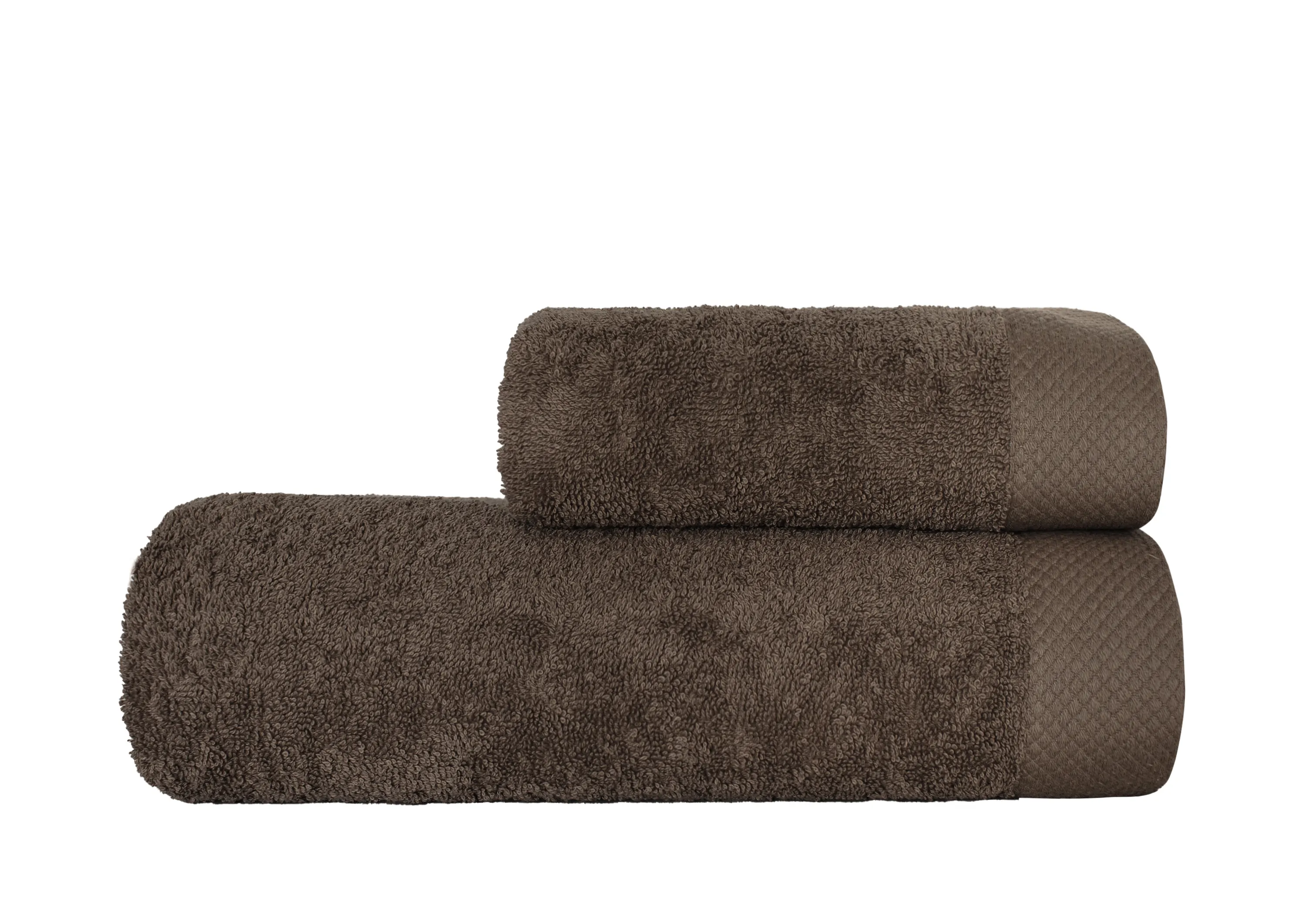 Ręcznik frotte BOHO 70x140 gramatura 500 brązowy - FARO_29453