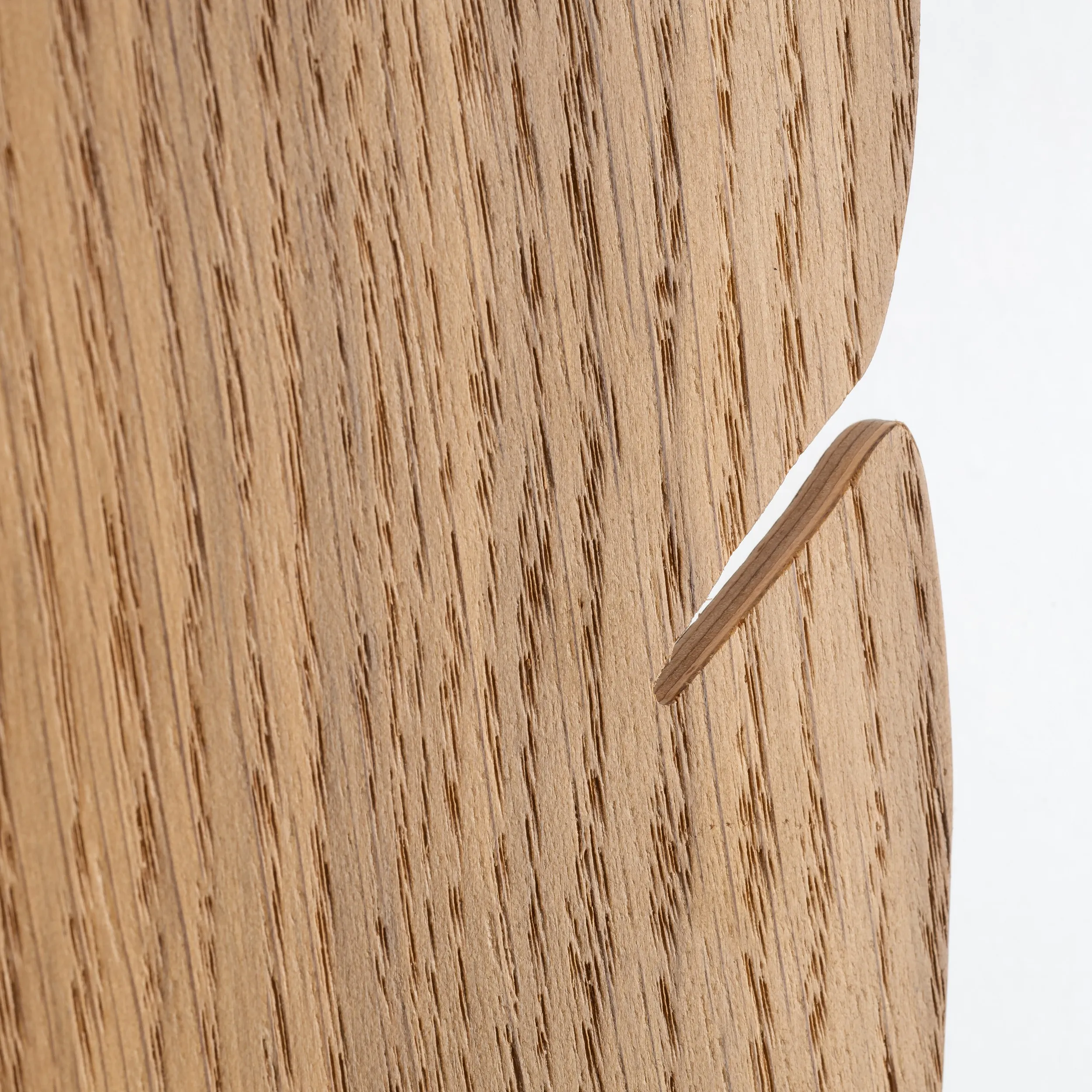 Kinkiet HOJA drewniany ciemna sosna w kształcie liścia 69x24x5cm - TK_5565