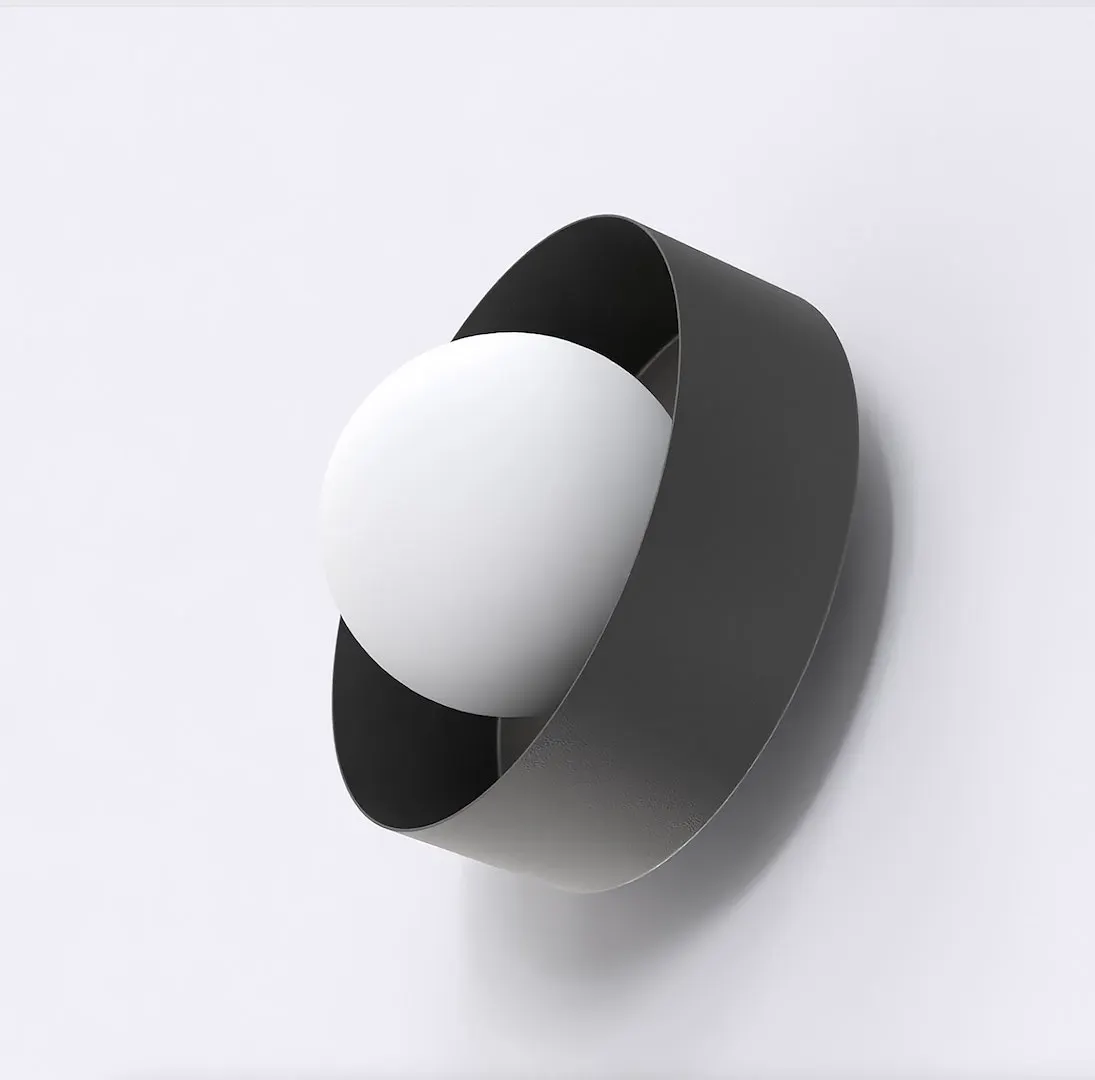 Kinkiet metalowy LULU K1 czarny