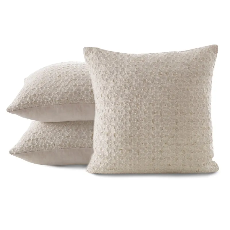 POSZEWKA ELIF 45 X 45 CM KREMOWY - EU_439754