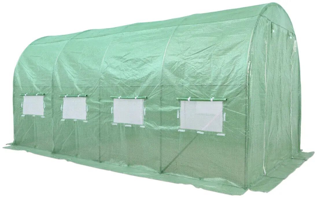 Tunel foliowy CULTIVO 2.5x4x2m (10m2) 4 sekcje zielony