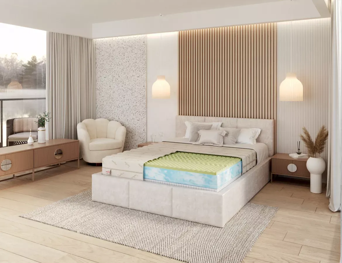 Materac piankowy MARINA - 160 x 200 - 128_160-X-200