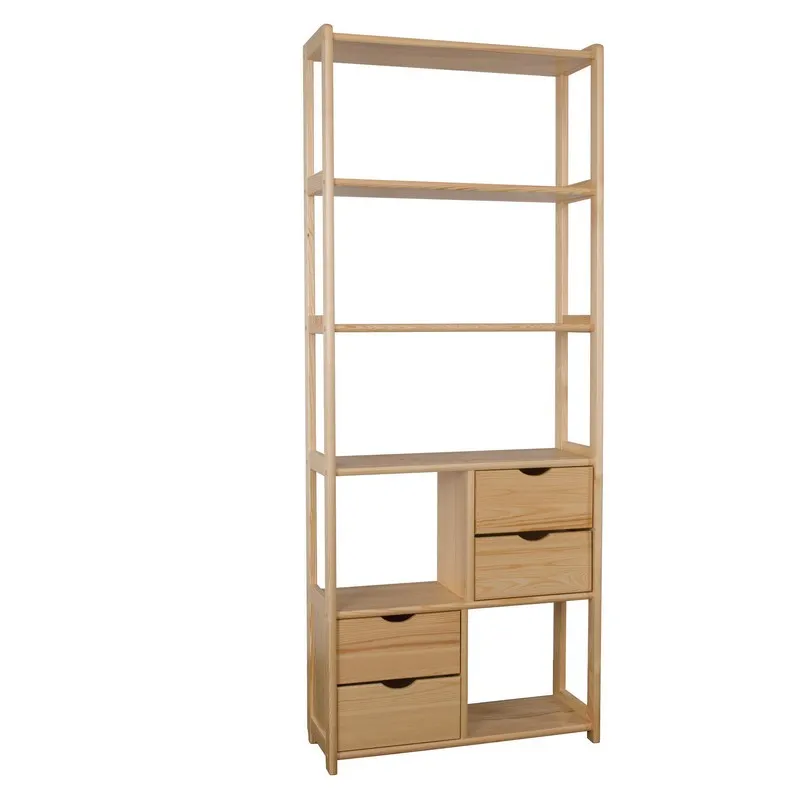 RG143 regał S80 W200 G30 sosna naturalny DREWMAX